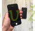 360° kryt silikónový iPhone 5/5S/SE - čierny